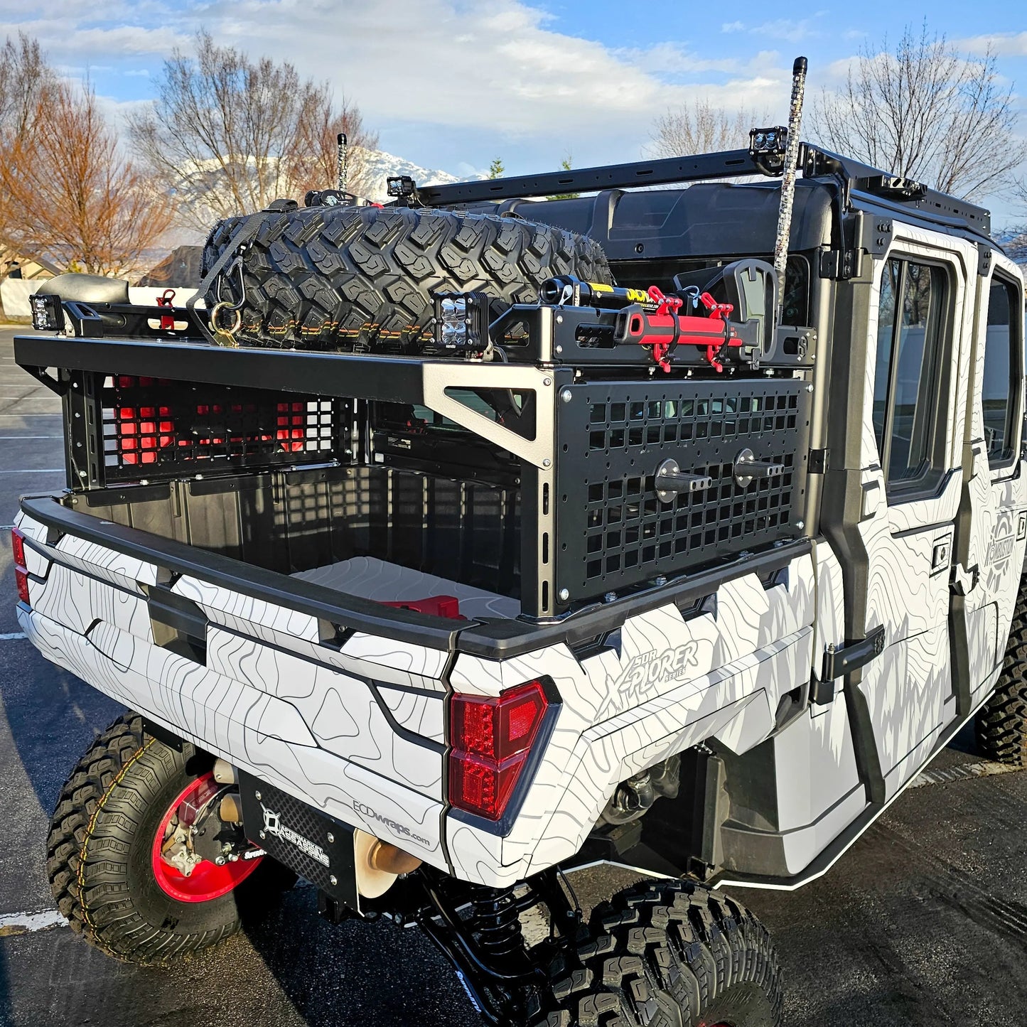 Polaris Ranger XP1000 X-Plorer Series Bed Rack SDR Motorsports