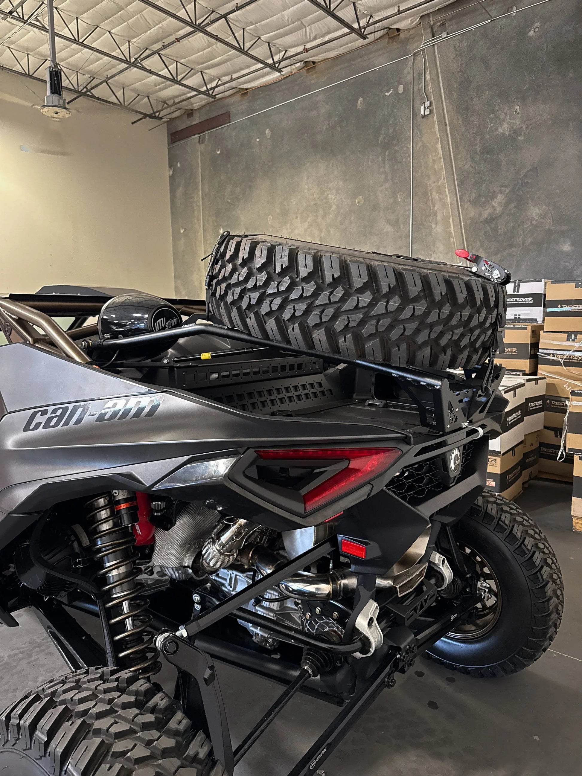 Can-Am Maverick R Spare Tire Carrier SDR Motorsports
