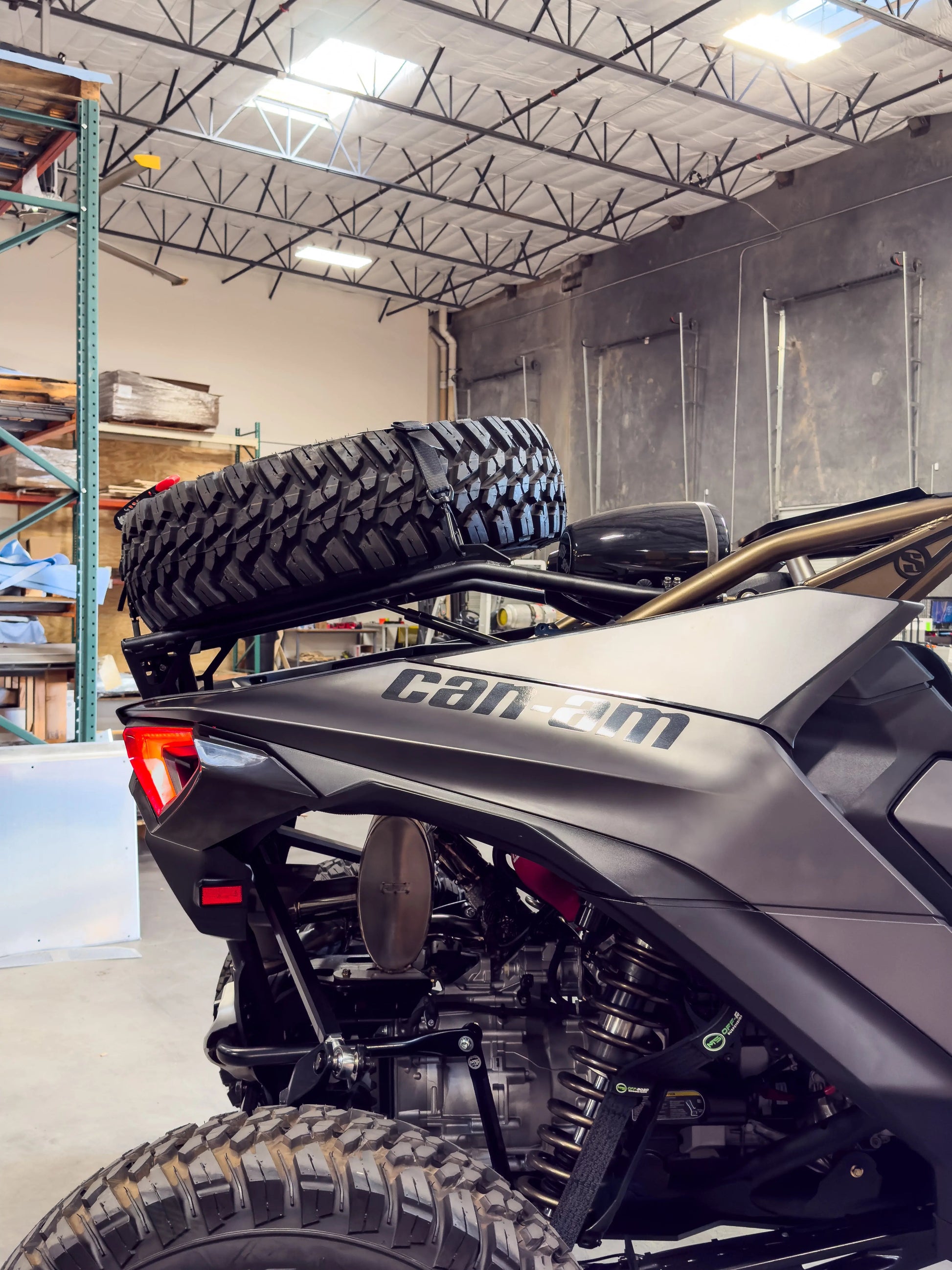 Can-Am Maverick R Spare Tire Carrier SDR Motorsports