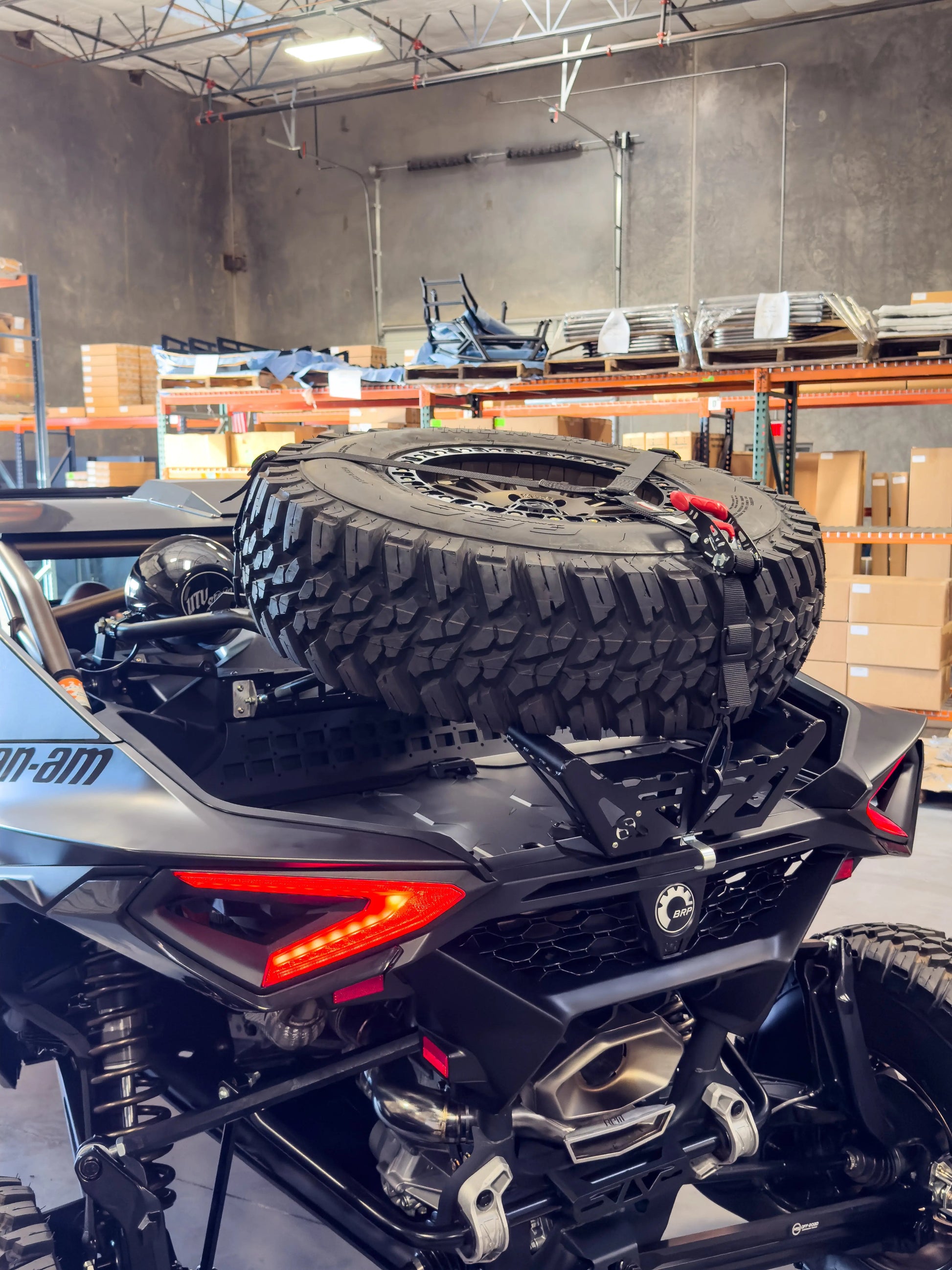 Can-Am Maverick R Spare Tire Carrier SDR Motorsports