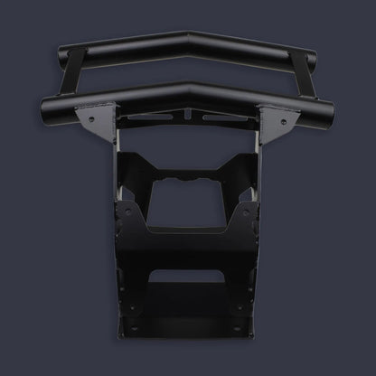 Polaris RZR Pro R/Pro S/Turbo R Double Tube Front Bumper with Winch Mount Back View