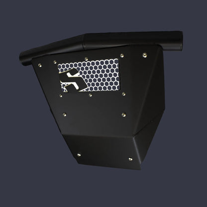 Polaris RZR Pro R/Pro S/Turbo R Pre-Runner Single Tube Front Bumper Angled View