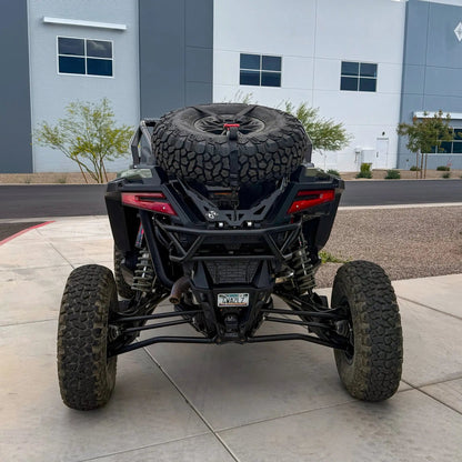 Polaris RZR Pro S/Pro XP/Turbo R X-Plorer Series Spare Tire Carrier Rear View