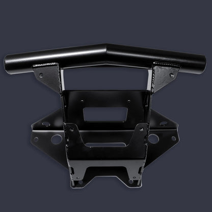 Polaris RZR Pro XP Single Tube Front Bumper with Winch Mount Back View