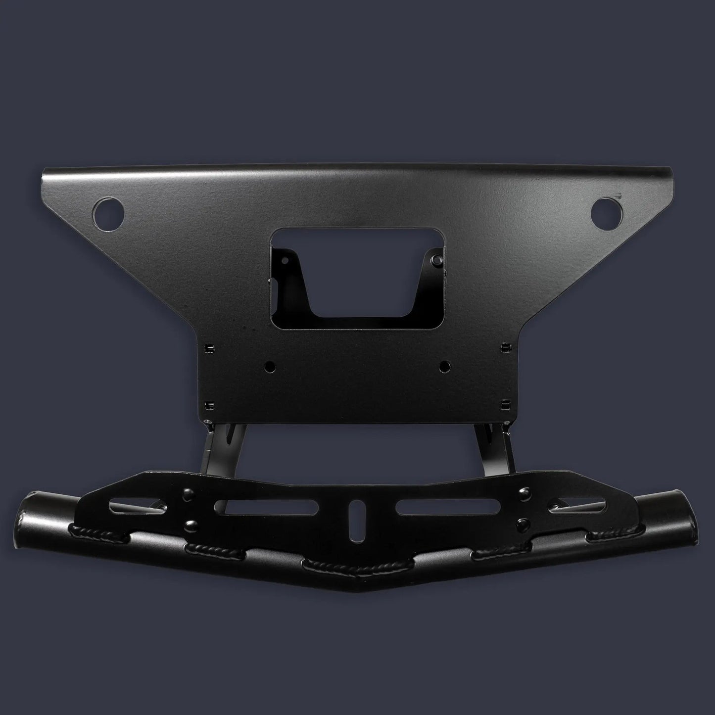 Polaris RZR Pro XP Single Tube Front Bumper with Winch Mount Top View