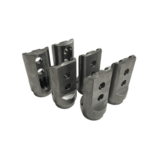 SET of 6 Polaris RZR 1000 Weld in roll cage bungs / connectors product photo