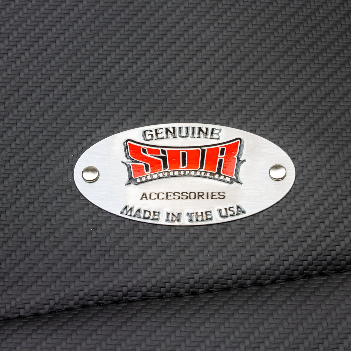 SDR Motorsports Can-Am Maverick X3 Front Hi-Bred Door Storage Bags V2 Logo