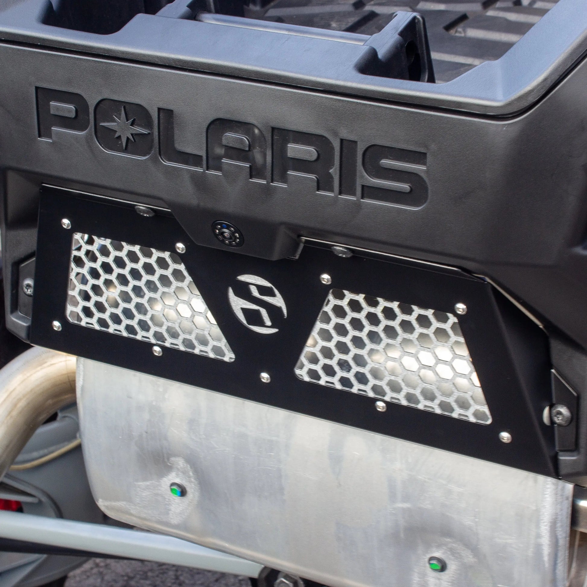SDR Motorsports Polaris RZR Pro XP/Turbo R Rear Exhaust Grille Cover Close Up